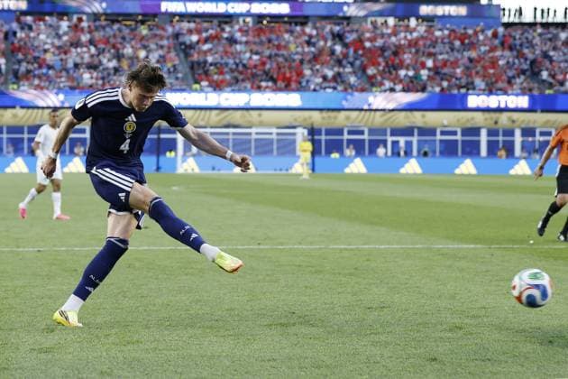 FOXBOROUGH - Scott McTominay of Scotland during the FIFA 2026 Group C match between Scotland and Morocco at Boston Stadium on June 20, 2026, in Foxborough, United States. MAURICE VAN STEEN ANP FIFA World Cup, WM, Weltmeisterschaft, Fussball 2026 2026 xVIxANPxSportx xMauricexvanxSteenxIVx 561486118 originalFilename: 561486118.jpg