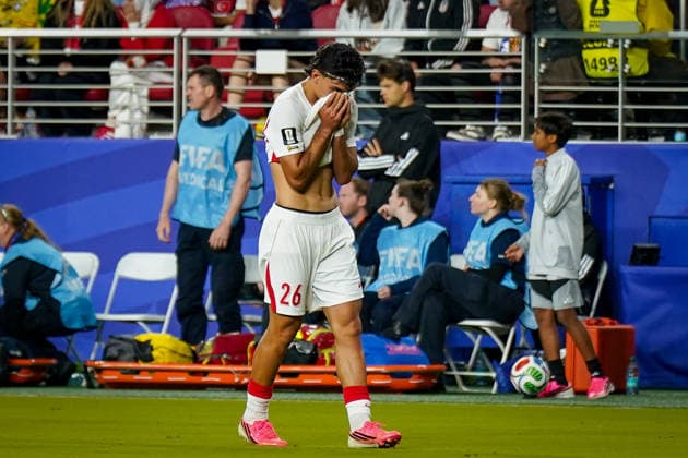 USA Soccer 2026 FIFA World Cup Group Stage Group D Turkey vs. Paraguay Levi’s Stadium Santa Clara, San Francisco Bay Area, Santa Clara County, California Berke ÖZER Berke OZER Turkey 26 sad, dejected, disappointed,detected_source_language Copyright: xJOERANxSTEINSIEKx