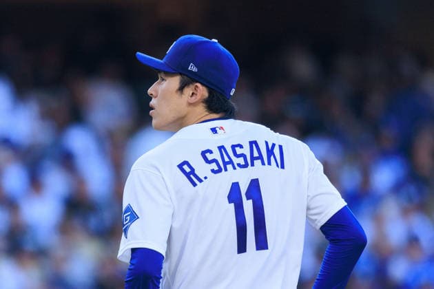 June 19, 2026, Los Angeles, California, USA: Roki Sasaki 11 of the Los Angeles Dodgers during a regular season MLB, Baseball Herren, USA game against the Baltimore Orioles on Friday June 19, 2026 at Dodger Stadium in Los Angeles, California. Dodgers defeat Orioles, 6-5. JAVIER ROJAS PI Los Angeles USA - ZUMAp124 20260619_zaa_p124_001 Copyright: xJavierxRojasx
