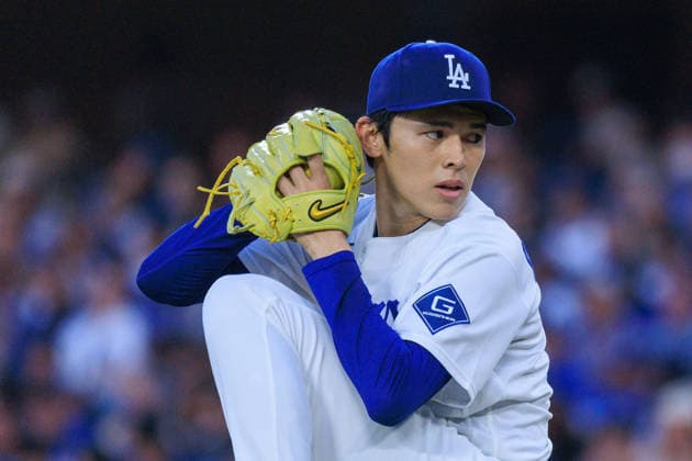 June 19, 2026, Los Angeles, California, USA: Roki Sasaki 11 of the Los Angeles Dodgers during a regular season MLB, Baseball Herren, USA game against the Baltimore Orioles on Friday June 19, 2026 at Dodger Stadium in Los Angeles, California. Dodgers defeat Orioles, 6-5. JAVIER ROJAS PI Dodgers Defeat Orioles, 6-5  - ZUMAp124 20260619_zaa_p124_021 Copyright: xJavierxRojasx