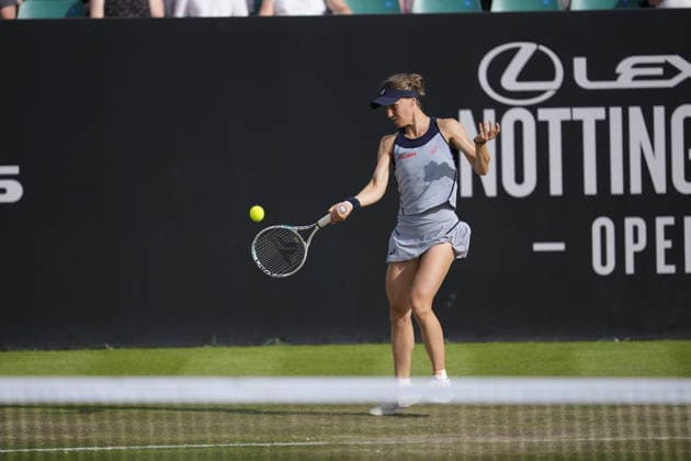 Lexus Nottingham Open - Day Five Nottingham, England 19 Jun 2026 Viktorija Golubic in action during their Quarter Final singles match at the 2026 Lexus Nottingham Open Women s tennis tournament taking place at the Nottingham Tennis Centre, Nottingham, England. Nottingham Great Britain United Kingdom  Copyright: xOwenxHammondx originalFilename:hammond-2026lexu260619_np30T.jpg