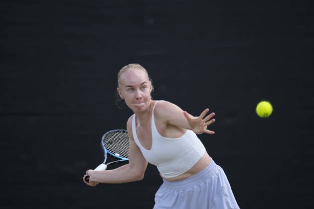 Lexus Nottingham Open - Day Five Nottingham, England 19 Jun 2026 Mariia Kozyreva in action during their Quarter Final doubles match at the 2026 Lexus Nottingham Open Women s tennis tournament taking place at the Nottingham Tennis Centre, Nottingham, England. Nottingham Great Britain United Kingdom  Copyright: xOwenxHammondx originalFilename:hammond-2026lexu260619_npgLj.jpg