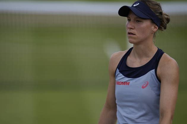 Lexus Nottingham Open - Day Five Nottingham, England 19 Jun 2026 Viktorija Golubic in action during their Quarter Final singles match at the 2026 Lexus Nottingham Open Women s tennis tournament taking place at the Nottingham Tennis Centre, Nottingham, England. Nottingham Great Britain United Kingdom  Copyright: xOwenxHammondx originalFilename:hammond-2026lexu260619_npkAg.jpg
