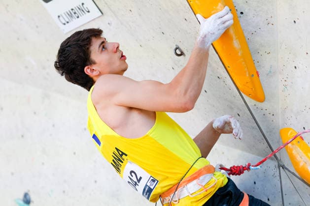 CLIMBING - World Climbing Series INNSBRUCK,AUSTRIA,20.JUN.26 - CLIMBING - World Climbing Series, lead. Image shows Darius RÃ¢pÄƒ (ROU).  GEPAxpictures xMarkoxVulic