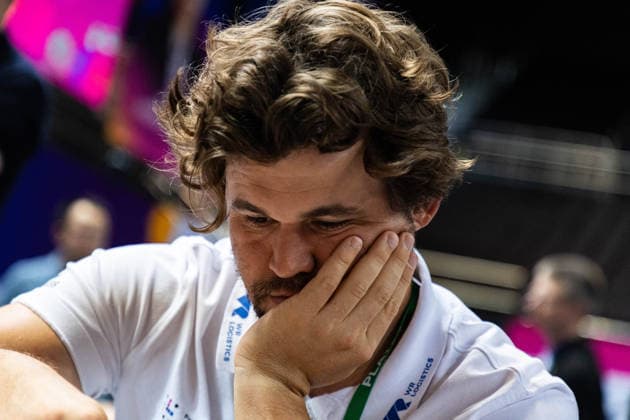 June 20, 2026, Hong Kong, Hong Kong, China: Chess Grandmaster MAGNUS CARLSEN (NOR) during a Blitz match at the 2026 FIDE World Team Rapid and Blitz Chess Championship in Hong Kong. Hong Kong China - ZUMAm298 0859596853st Copyright: xJamesxModestox
