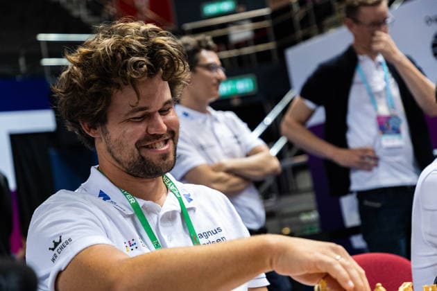 June 20, 2026, Hong Kong, Hong Kong, China: Chess Grandmaster MAGNUS CARLSEN (NOR) before a Blitz match at the 2026 FIDE World Team Rapid and Blitz Chess Championship in Hong Kong. Hong Kong China - ZUMAm298 0859596906st Copyright: xJamesxModestox
