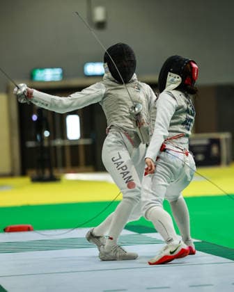 June 19, 2026, New Delhi, Delhi, India: Sera Azuma of Japan vs. Cheng Hiu Wai Valerie of Hong Kong during Asian Senior Fencing Championships 2026 (Women s Foil) at Bharat Mandapam Convention Centre, New Delhi, India on 19th June 2026. New Delhi India - ZUMAd207 20260619_zsp_d207_296 Copyright: xAvijitxDasx