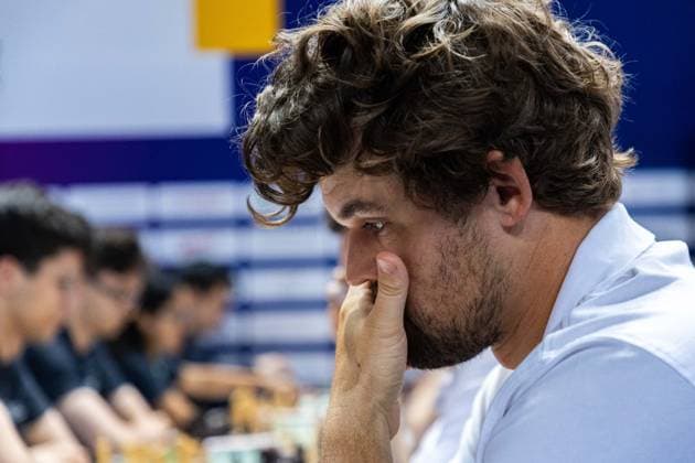 June 20, 2026, Hong Kong, Hong Kong, China: Chess Grandmaster MAGNUS CARLSEN (NOR) during a Blitz match at the 2026 FIDE World Team Rapid and Blitz Chess Championship in Hong Kong. Hong Kong China - ZUMAm298 0859597502st Copyright: xJamesxModestox