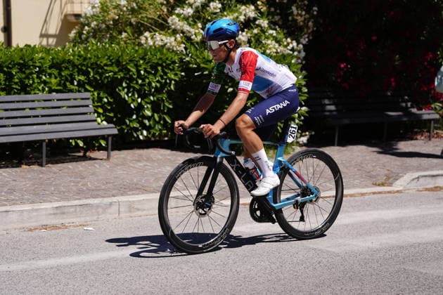 Italy s Matteo Scalco of XDS Astana Development Team during Stage 7 of the Giro Next Gen 2026, from Sulmona to Piana delle Mele (Guardiagrele), Italy, Saturday, June 20, 2026.  Copyright: xFabioxFerrari LaPressex