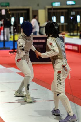 June 19, 2026, New Delhi, Delhi, India: Sumire Tsuji of Japan vs. Daphne Chan Nok Sze of Hong Kong during Asian Senior Fencing Championships 2026 (Women s Foil) at Bharat Mandapam Convention Centre, New Delhi, India on 19th June 2026. Fencing 2026: Asian Senior Fencing Championships 2026  - ZUMAd207 20260619_zsp_d207_311 Copyright: xAvijitxDasx