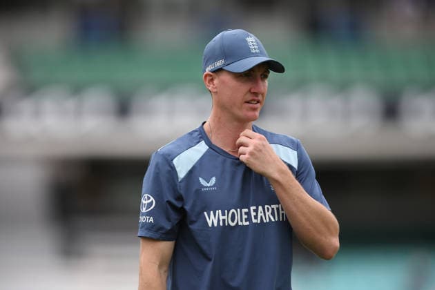 England v New Zealand, International Test Match 2026 England Top Order Batter Harry Brook (88) Warming Up during the International Test Match 2026 match between England and New Zealand at the Oval, London, UK on 20 June 2026. London Oval London UK Editorial use only , Copyright: xChrisxFoxwellx PSI-24390-0006