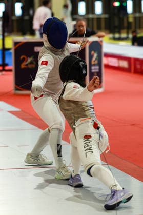 June 19, 2026, New Delhi, Delhi, India: Sumire Tsuji of Japan vs. Daphne Chan Nok Sze of Hong Kong during Asian Senior Fencing Championships 2026 (Women s Foil) at Bharat Mandapam Convention Centre, New Delhi, India on 19th June 2026. Fencing 2026: Asian Senior Fencing Championships 2026  - ZUMAd207 20260619_zsp_d207_316 Copyright: xAvijitxDasx