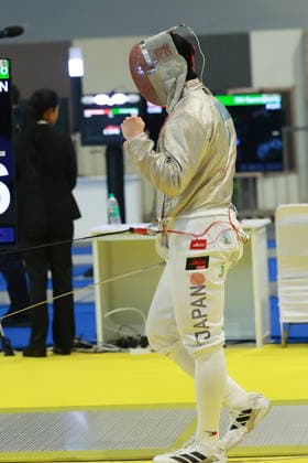 June 19, 2026, New Delhi, Delhi, India: Mao Kokubo of Japan during Oh Sanguk of South Korea vs. Mao Kokubo of Japan, Asian Senior Fencing Championships 2026 (Men s Sabre) at Bharat Mandapam Convention Centre, New Delhi, India on 19th June 2026. New Delhi India - ZUMAd207 20260619_zsp_d207_325 Copyright: xAvijitxDasx
