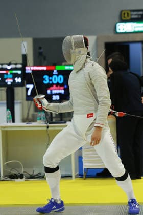 June 19, 2026, New Delhi, Delhi, India: Oh Sanguk of South Korea during Oh Sanguk of South Korea vs. Mao Kokubo of Japan, Asian Senior Fencing Championships 2026 (Men s Sabre) at Bharat Mandapam Convention Centre, New Delhi, India on 19th June 2026. Fencing 2026: Asian Senior Fencing Championships 2026  - ZUMAd207 20260619_zsp_d207_324 Copyright: xAvijitxDasx