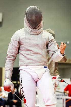 June 19, 2026, New Delhi, Delhi, India: Tsumori Shido (Japan) during Tsumori Shido (Japan) vs. Chan Lok Hei Royce (Hong Kong), Asian Senior Fencing Championships 2026 (Men s Sabre) at Bharat Mandapam Convention Centre, New Delhi, India on 19th June 2026. Fencing 2026: Asian Senior Fencing Championships 2026  - ZUMAd207 20260619_zsp_d207_333 Copyright: xAvijitxDasx