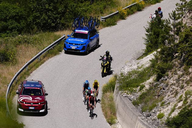 The race during Stage 7 of the Giro Next Gen 2026, from Sulmona to Piana delle Mele (Guardiagrele), Italy, Saturday, June 20, 2026.  Copyright: xFabioxFerrari LaPressex