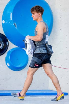 CLIMBING - World Climbing Series INNSBRUCK,AUSTRIA,20.JUN.26 - CLIMBING - World Climbing Series, lead. Image shows Adrian Kathan (AUT).  GEPAxpictures xMarkoxVulic