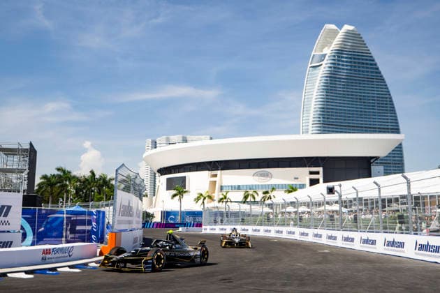 2026 FORMULA E SANYA ePRIX 07 GUNTHER Maximilian (ger), DS Penske, DS E-Tense FE25, action during the 2026 Sanya ePrix, 11th round of the 2025-26 ABB FIA Formula E World Championship, WM, Weltmeisterschaft on the Sanya Street Circuit from June 18 to 20, 2026 in Sanya, China - SanyaChina  Copyright: xJULIENxDELFOSSEx