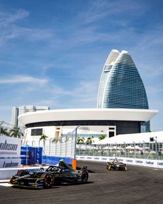 2026 FORMULA E SANYA ePRIX 07 GUNTHER Maximilian (ger), DS Penske, DS E-Tense FE25, action during the 2026 Sanya ePrix, 11th round of the 2025-26 ABB FIA Formula E World Championship, WM, Weltmeisterschaft on the Sanya Street Circuit from June 18 to 20, 2026 in Sanya, China - SanyaChina  Copyright: xJULIENxDELFOSSEx