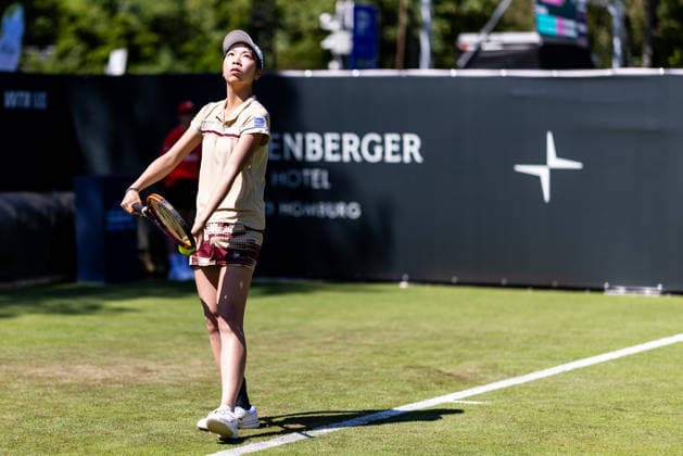 BAD HOMBURG, GERMANY - JUNE 20: Aoi Ito (JPN) during the Bad Homburg Open powered by Solarwatt Singles match between Diane Parry (FRA) vs Aoi Ito (JPN) at Kurpark Bad Homburg on June 20, 2026 in Bad Homburg, Germany. Hessen Germany Copyright: xSteffiexWunderlx