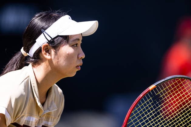 BAD HOMBURG, GERMANY - JUNE 20: Aoi Ito (JPN) during the Bad Homburg Open powered by Solarwatt Singles match between Diane Parry (FRA) vs Aoi Ito (JPN) at Kurpark Bad Homburg on June 20, 2026 in Bad Homburg, Germany. Hessen Germany Copyright: xSteffiexWunderlx
