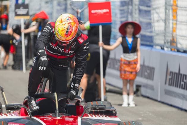 2026 FORMULA E SANYA ePRIX MORTARA Edoardo (swi), Mahindra Racing, Mahindra M12Electro, portrait grid during the 2026 Sanya ePrix, 11th round of the 2025-26 ABB FIA Formula E World Championship, WM, Weltmeisterschaft on the Sanya Street Circuit from June 18 to 20, 2026 in Sanya, China - SanyaChina  Copyright: xCLEMENTxLUCKx