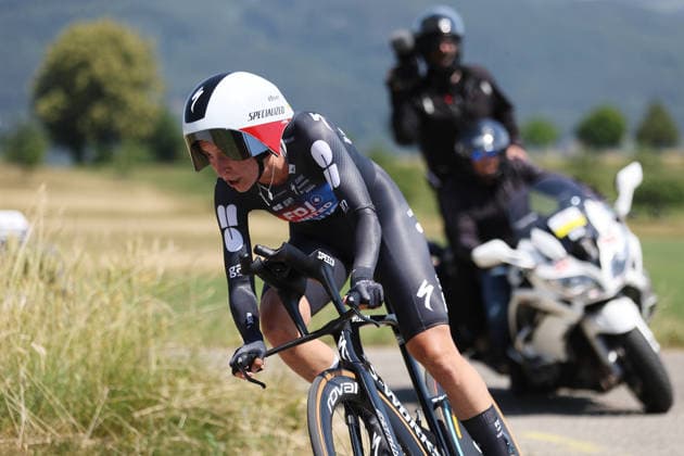 20.06.2026 Aarburg AG, SCHWEIZ, Tour de Suisse Women 4.Etappe Aarburg - Aarburg Einzelzeitfahren Franziska Koch GER Team FDJ United Suez *** June 20, 2026, Aarburg AG, SWITZERLAND, Tour de Suisse Women, Stage 4 