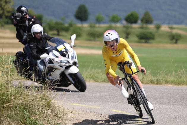 20.06.2026 Aarburg AG, SCHWEIZ, Tour de Suisse Women 4.Etappe Aarburg - Aarburg Einzelzeitfahren Elisa Longo Borghini ITA Team UAE ADQ *** June 20, 2026, Aarburg AG, SWITZERLAND, Tour de Suisse Women, Stage 4 