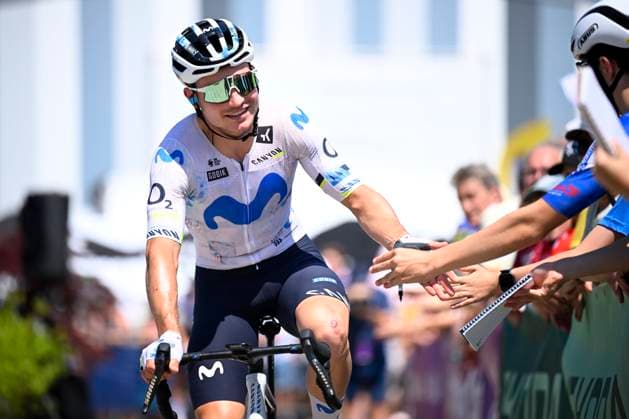 Baloise Belgium Tour 2026 Stage 4 AARSCHOT, BELGIUM - JUNE 20 : Canal Carlos (ESP) of Movistar Team before the start of the race during stage 4 of the 95th edition of Baloise Tour of Belgium an UCI ProSeries 2.Pro cycling road race stage for Men Elite of 183.5 km with start in Begijnendijk and finish in Aarschot on June 20, 2026 in Aarschot, Belgium, 20 06 2026 ( Motordriver Stephan Boone - Aarschot Belgium  Copyright: xTomasxSiskx