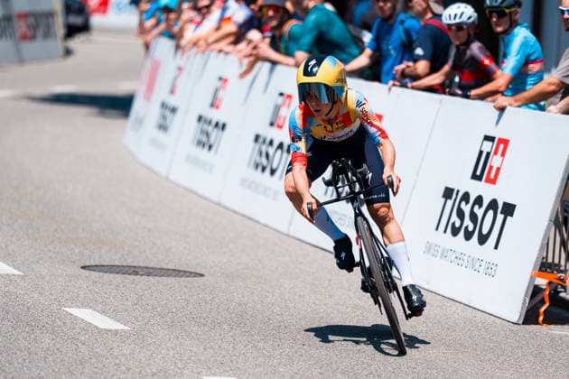 AARBURG, SWITZERLAND - JUNE 20: Steffi Haberlin of Switzerland and Team SD Worx - Protime in action during the 89th Tour de Suisse 2026 on June 20, 2026 in Aarburg, Switzerland. *** AARBURG, SWITZERLAND, JUNE 20 Steffi Haberlin of Switzerland and Team SD Worx Protime in action during the 89th Tour de Suisse 2026 on June 20, 2026, in Aarburg, Switzerland,detected_source_language Copyright: xJustPictures.ch PascalxvonxBürenx jp-en-EuSpIm-Pavo_Fotografie-07791