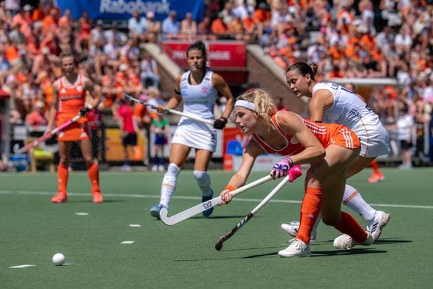 Field hockey, women’s, FIH Pro League, Netherlands v Spain