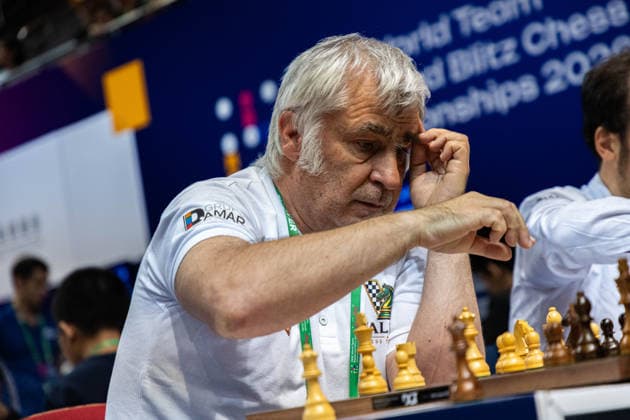 June 20, 2026, Hong Kong, Hong Kong, China: Chess Grandmaster VASYL IVANCHUK (UKR) during a Blitz match at the 2026 FIDE World Team Rapid and Blitz Chess Championship in Hong Kong. Hong Kong China - ZUMAm298 0859598586st Copyright: xJamesxModestox