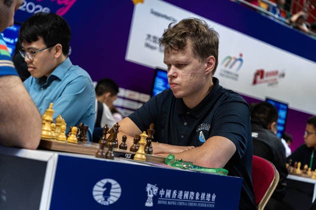 June 20, 2026, Hong Kong, Hong Kong, China: Chess Grandmaster VLADISLAV ARTEMIEV (RUS) during a Blitz match at the 2026 FIDE World Team Rapid and Blitz Chess Championship in Hong Kong. Hong Kong China - ZUMAm298 0859598597st Copyright: xJamesxModestox