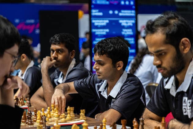 June 20, 2026, Hong Kong, Hong Kong, China: Chess Grandmaster NIHAL SARIN (IND) during a Blitz match at the 2026 FIDE World Team Rapid and Blitz Chess Championship in Hong Kong. Hong Kong China - ZUMAm298 0859598624st Copyright: xJamesxModestox
