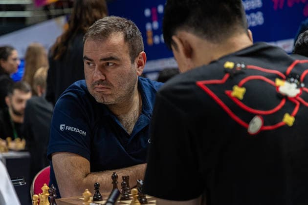 June 20, 2026, Hong Kong, Hong Kong, China: Chess Grandmaster SHAKHRIYAR MAMEDYAROV (AZE) during a Blitz match at the 2026 FIDE World Team Rapid and Blitz Chess Championship in Hong Kong. Hong Kong China - ZUMAm298 0859598628st Copyright: xJamesxModestox
