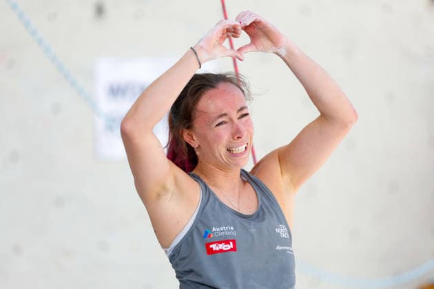 CLIMBING - World Climbing Series INNSBRUCK,AUSTRIA,20.JUN.26 - CLIMBING - World Climbing Series, lead. Image shows Julia Fiser (AUT).  GEPAxpictures xMarkoxVulic