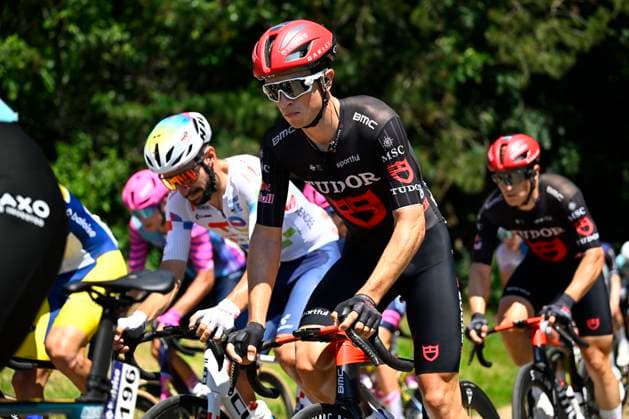 Baloise Belgium Tour 2026 Stage 4 AARSCHOT, BELGIUM - JUNE 20 : Pluimers Rick (NED) of Tudor Pro Cycling Team in action during stage 4 of the 95th edition of Baloise Tour of Belgium an UCI ProSeries 2.Pro cycling road race stage for Men Elite of 183.5 km with start in Begijnendijk and finish in Aarschot on June 20, 2026 in Aarschot, Belgium, 20 06 2026 ( Motordriver Stephan Boone - Aarschot Belgium  Copyright: xTomasxSiskx