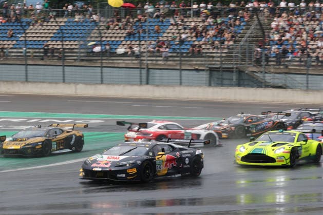 Tom Kalender (D Mercedes-AMG Team Landgraf, 84), Mercedes-AMG GT3, Turner in the starting curve, DTM (German Touring Car Championship) - Round 3 - Race 1, DEKRA Lausitzring on 20.06.2026. Brandenburg Deutschland Copyright: xO.Frankex