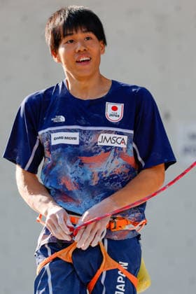 CLIMBING - World Climbing Series INNSBRUCK,AUSTRIA,20.JUN.26 - CLIMBING - World Climbing Series, lead. Image shows Neo Suzuki (JPN).  GEPAxpictures xMarkoxVulic