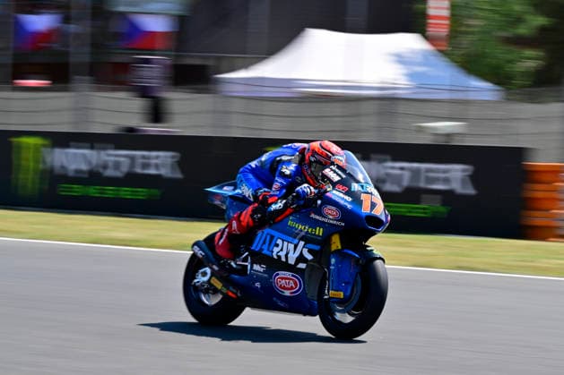 Czech Republic motorcycle Grand Prix, MotoGP World Championship, WM, Weltmeisterschaft qualification Moto2, in Brno, Czech Republic, on June 20, 2026. Daniel Munoz of Spain, Italtrans Racing Team. (CTKxPhoto VaclavxSalek) CTKPhotoP2026062003713  CTKPhotoP2026062003713