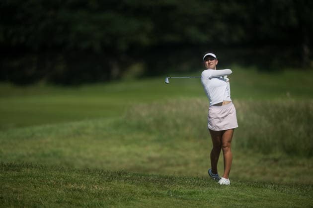 Dutch Ladies Open - Round 1 Annika Borrelli of the United States plays her second shot on the 9th hole fairway during Round 1 of the 2026 Dutch Ladies Open at Goyer Golf & Country Club in Eemnes, Netherlands, on June 19, 2026. Eemness Netherlands  Copyright: xAndyxAstfalckx originalFilename:astfalck-dutchlad260620_np7Pl.jpg
