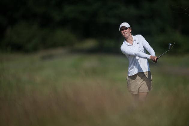 Dutch Ladies Open - Round 1 Agathe Laisne of France plays her second shot on the 9th hole fairway during Round 1 of the 2026 Dutch Ladies Open at Goyer Golf & Country Club in Eemnes, Netherlands, on June 19, 2026. Eemness Netherlands  Copyright: xAndyxAstfalckx originalFilename:astfalck-dutchlad260620_npWql.jpg