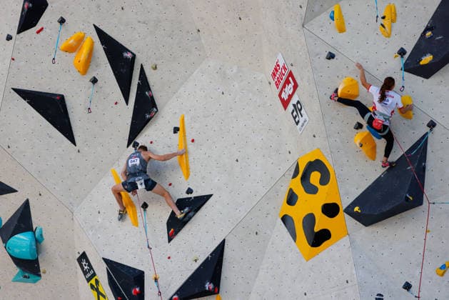 CLIMBING - World Climbing Series INNSBRUCK,AUSTRIA,20.JUN.26 - CLIMBING - World Climbing Series, lead. Image shows Stefan Scherz (AUT).  GEPAxpictures xMarkoxVulic