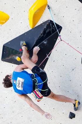 CLIMBING - World Climbing Series INNSBRUCK,AUSTRIA,20.JUN.26 - CLIMBING - World Climbing Series, lead. Image shows Arsene Duval (FRA).  GEPAxpictures xMarkoxVulic