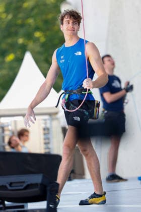 CLIMBING - World Climbing Series INNSBRUCK,AUSTRIA,20.JUN.26 - CLIMBING - World Climbing Series, lead. Image shows Arsene Duval (FRA).  GEPAxpictures xMarkoxVulic