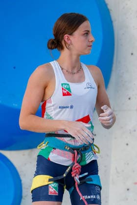 CLIMBING - World Climbing Series INNSBRUCK,AUSTRIA,20.JUN.26 - CLIMBING - World Climbing Series, lead. Image shows Valentina Arnoldi (ITA).  GEPAxpictures xMarkoxVulic