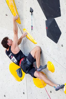 CLIMBING - World Climbing Series INNSBRUCK,AUSTRIA,20.JUN.26 - CLIMBING - World Climbing Series, lead. Image shows Nathaniel Coleman (USA).  GEPAxpictures xMarkoxVulic