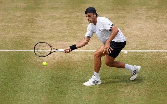 Francisco Cerundolo of Argentina in action HSBC Queen s Club Championships, Day Fifteen, Tennis, Queen s Club, West Kensington, London, UK - 20 Jun 2026London Queen s Club United Kingdom  Copyright: xEllaxLing Shutterstockx 16929307n