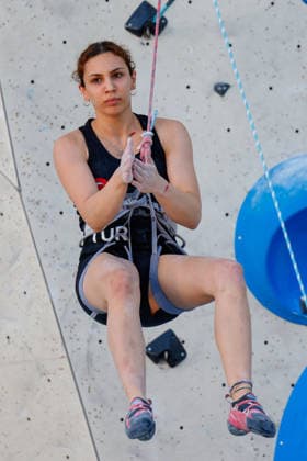 CLIMBING - World Climbing Series INNSBRUCK,AUSTRIA,20.JUN.26 - CLIMBING - World Climbing Series, lead. Image shows Selin Manka (TUR).  GEPAxpictures xMarkoxVulic
