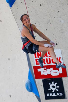 CLIMBING - World Climbing Series INNSBRUCK,AUSTRIA,20.JUN.26 - CLIMBING - World Climbing Series, lead. Image shows Julia Fiser (AUT).  GEPAxpictures xMarkoxVulic